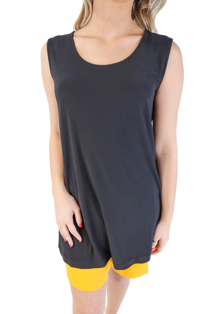 Caroline Rose Black Tunic (M/L; retail $225)*