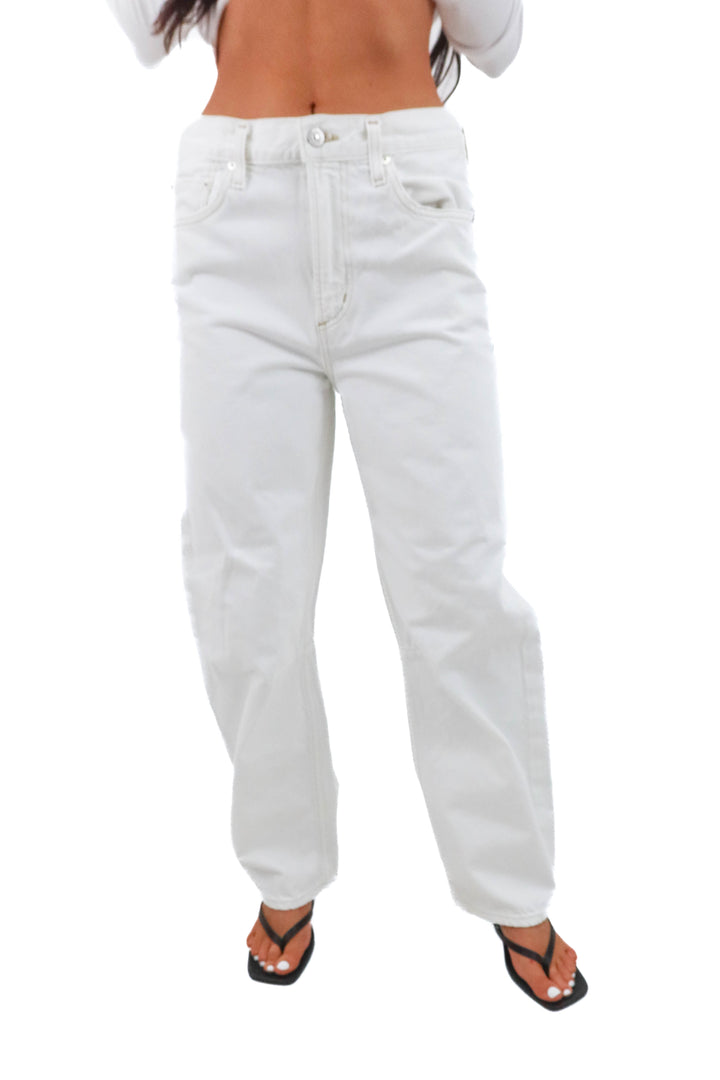 citizens of humanity white denim (26; retail $270)