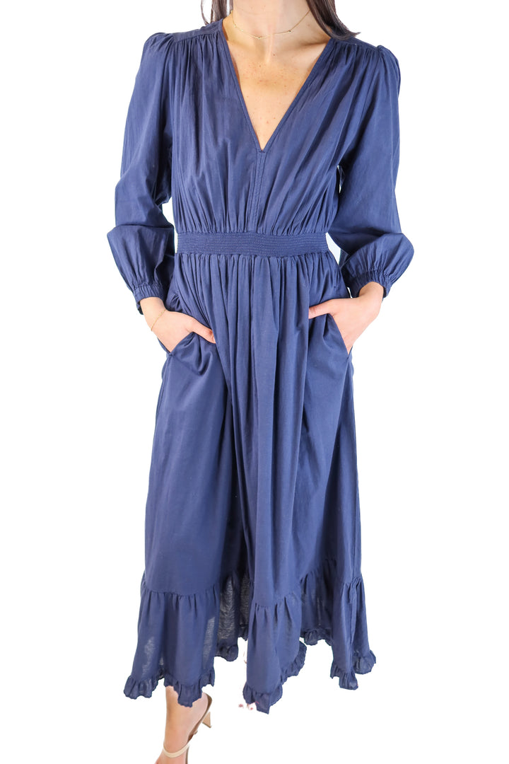 SOLD: Xirena Blue Cotton Maxi Dress (M; retail $295)