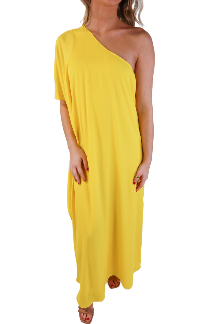 Show Me Your Mumu Yellow Maxi Dress (S; retails for $178)