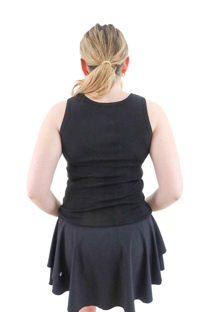 goldie black tank (s; retail $90)