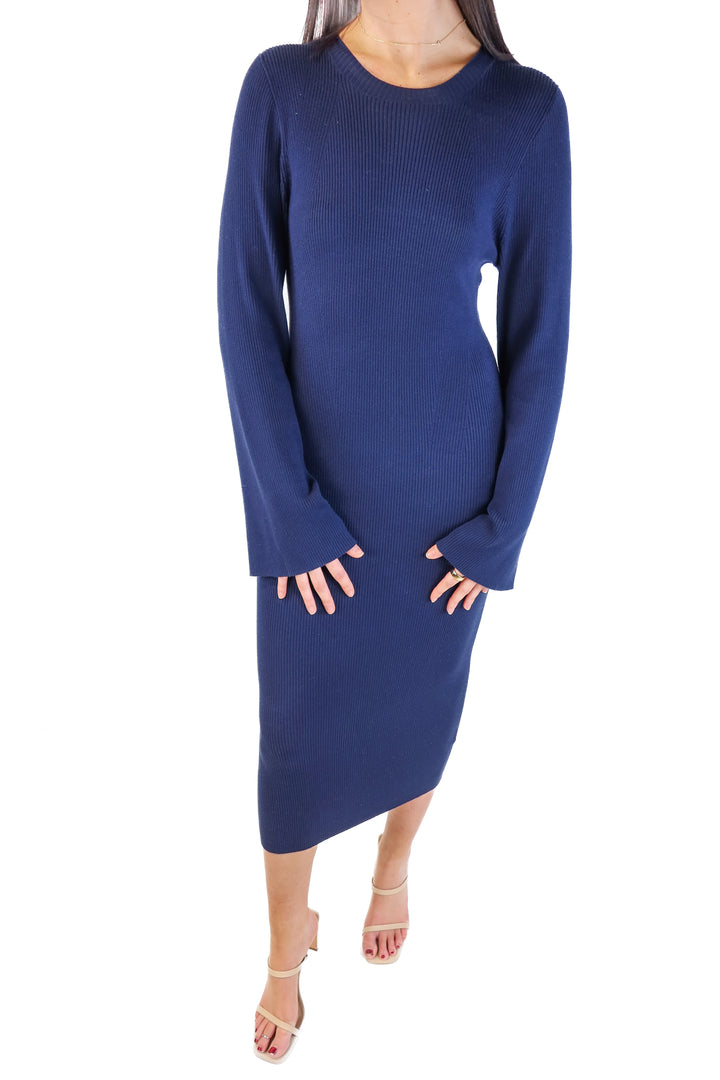 J. Crew Sapphire Blue Knit Dress (M)*
