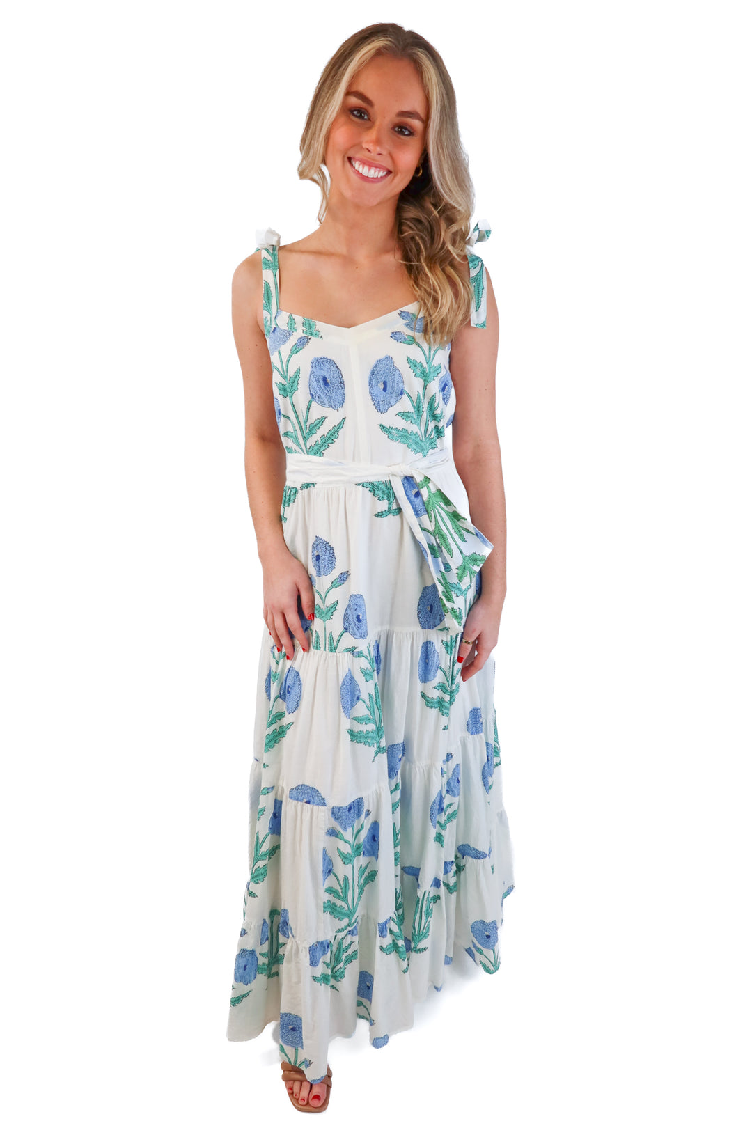 Beau & Ro Floral Sundress (S; retail $240)