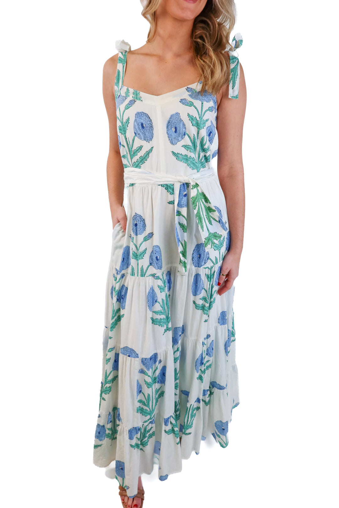 Beau & Ro Floral Sundress (S; retail $240)