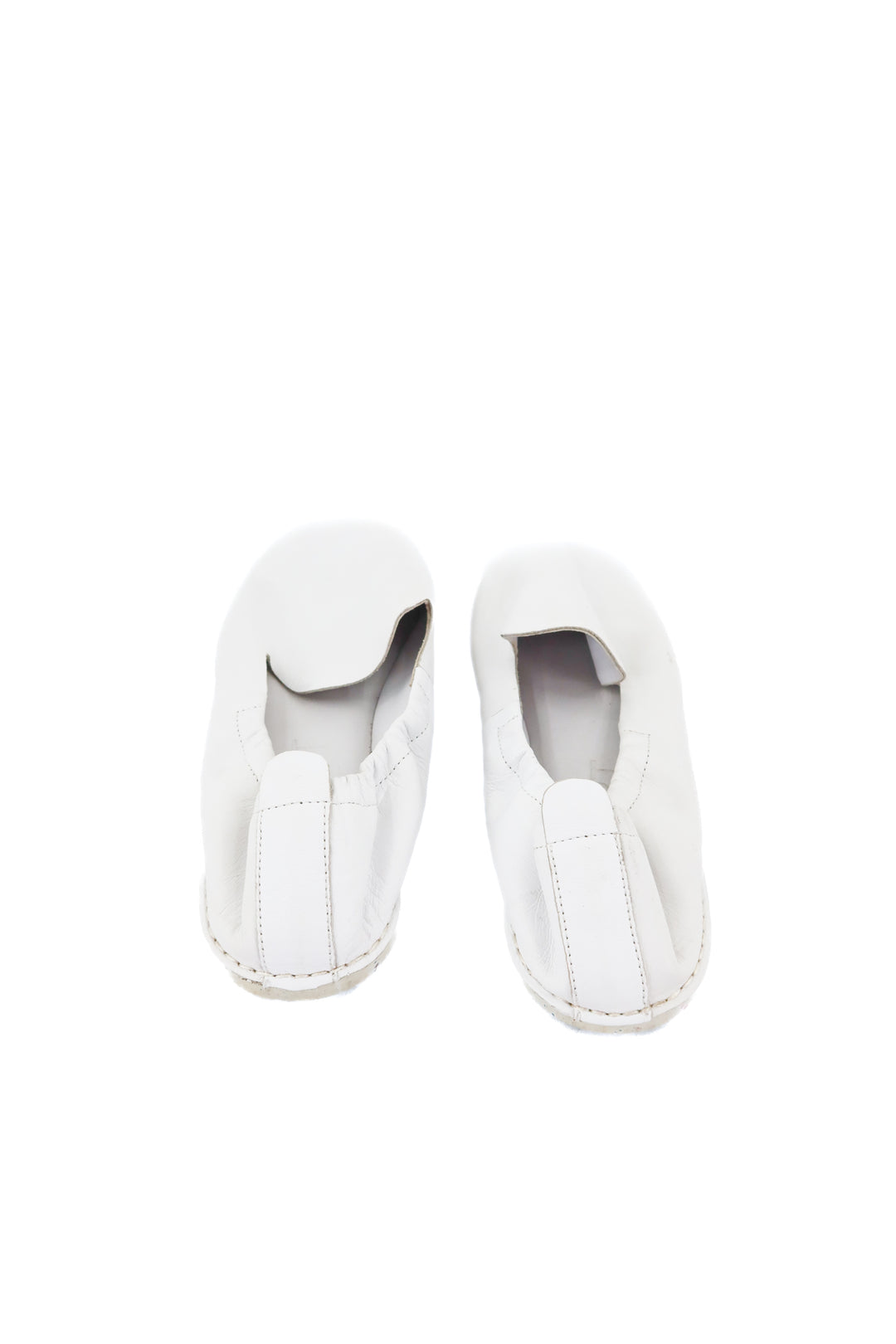 Concept white leather flats (7.5; retail $148)
