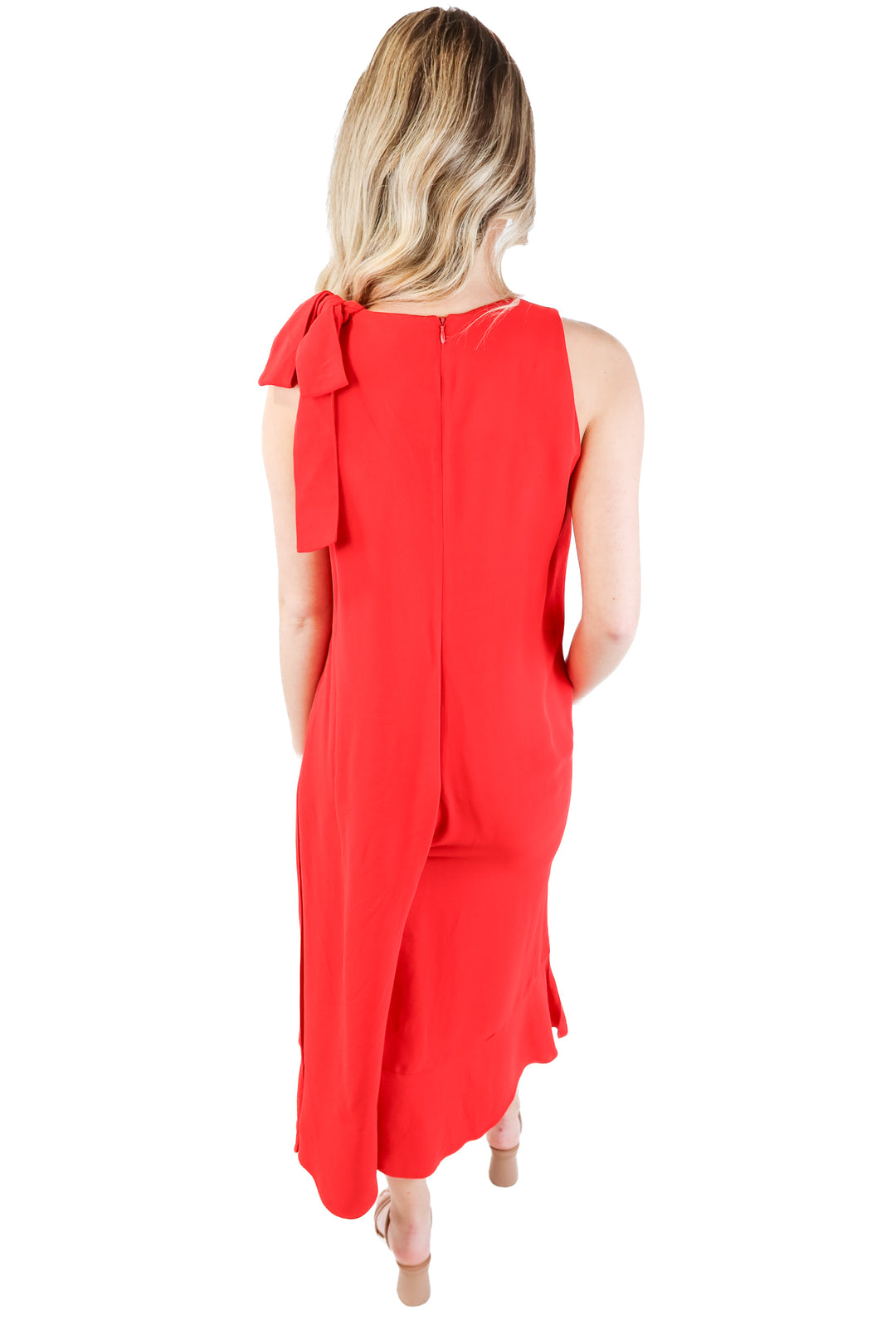 French Connection Red Jumpsuit (6; retail $128)