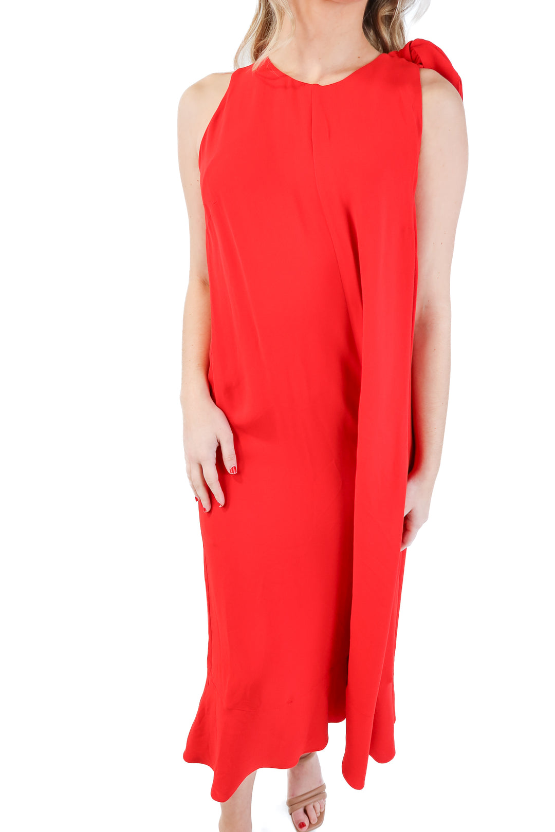 French Connection Red Jumpsuit (6; retail $128)