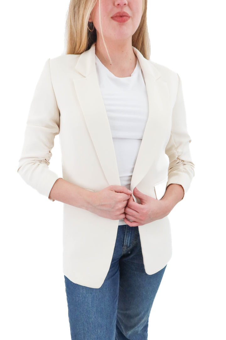 gianni bini ivory blazer (s; retail $159)