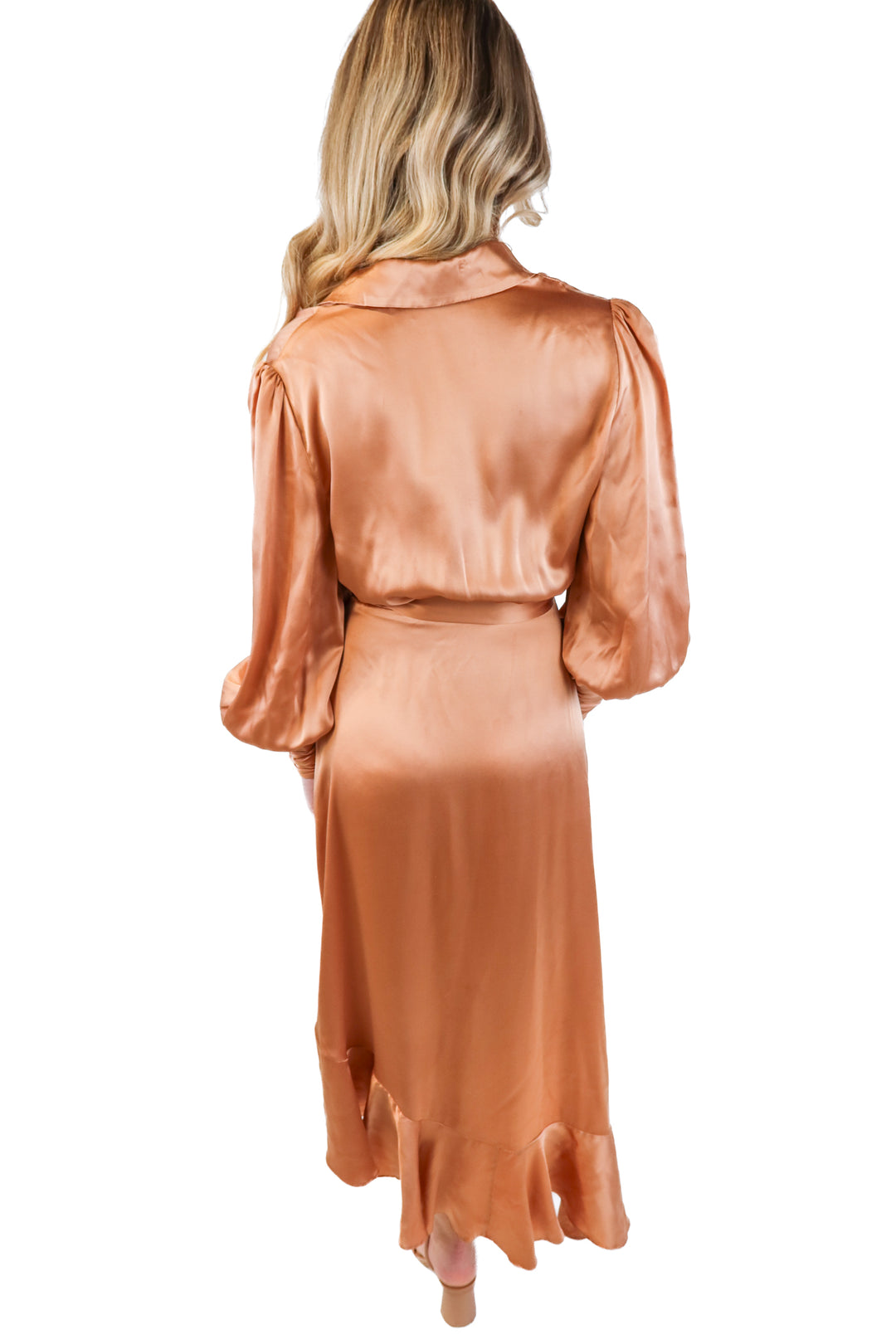 Zimmerman Silk Rose Gold Dress (1; retail $763)