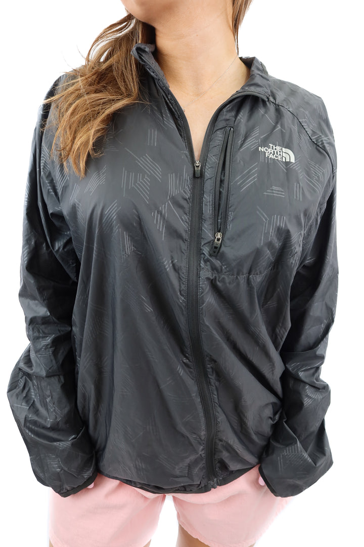 The North Face black windbreaker (L; retail $110)
