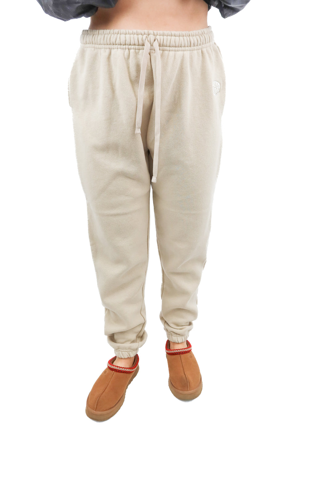 american apparel tan sweatpants (L)