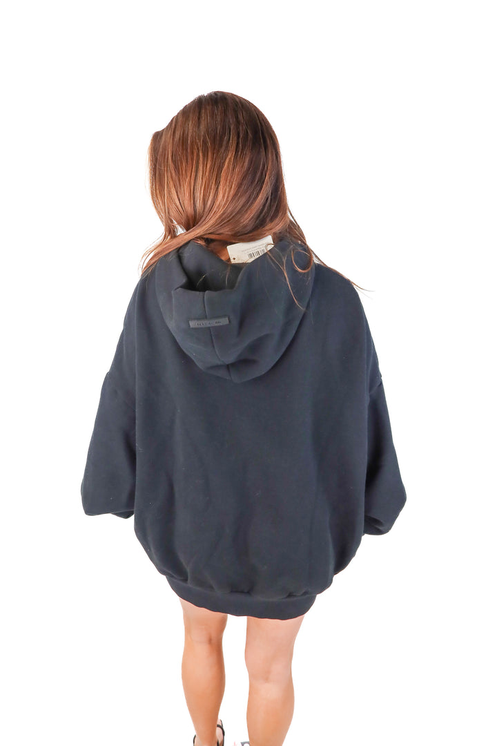 essentials black hoodie (L; retail $130)
