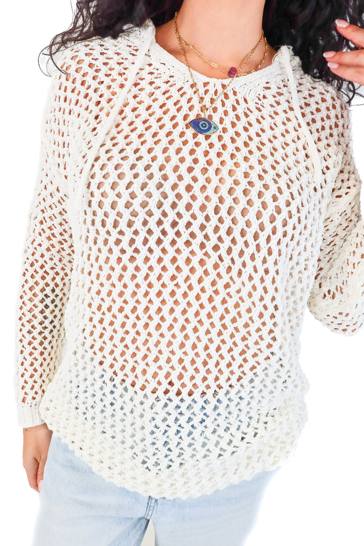 Nicole Miller Cream Cover Up (XS; est. retail $150)
