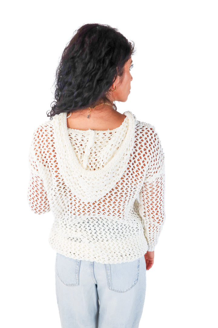 Nicole Miller Cream Cover Up (XS; est. retail $150)