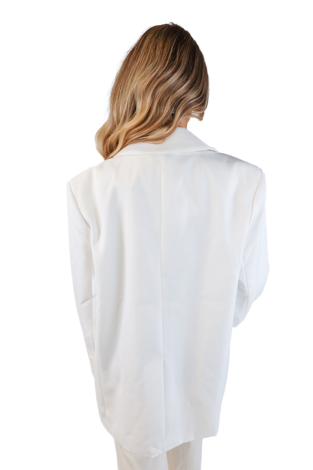 Dissh White Boyfriend Blazer NWT (6; retail $199)
