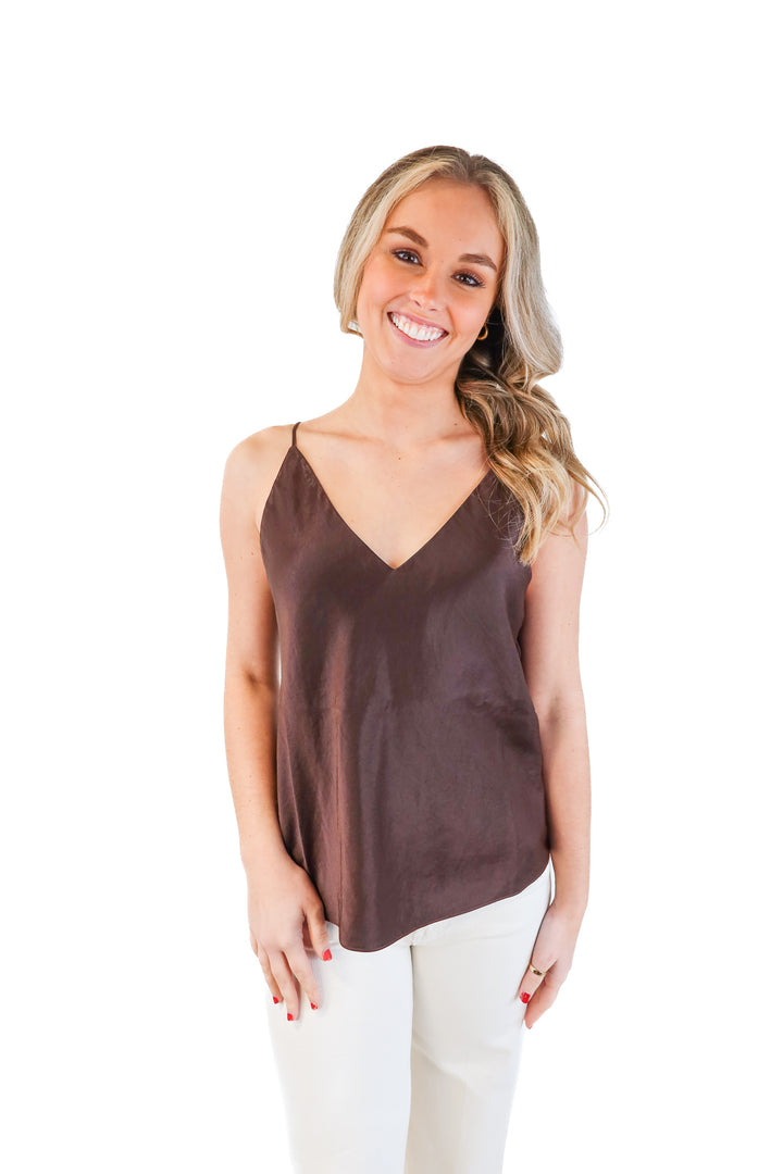 Madewell Brown Tank NWT (S; retail $68)
