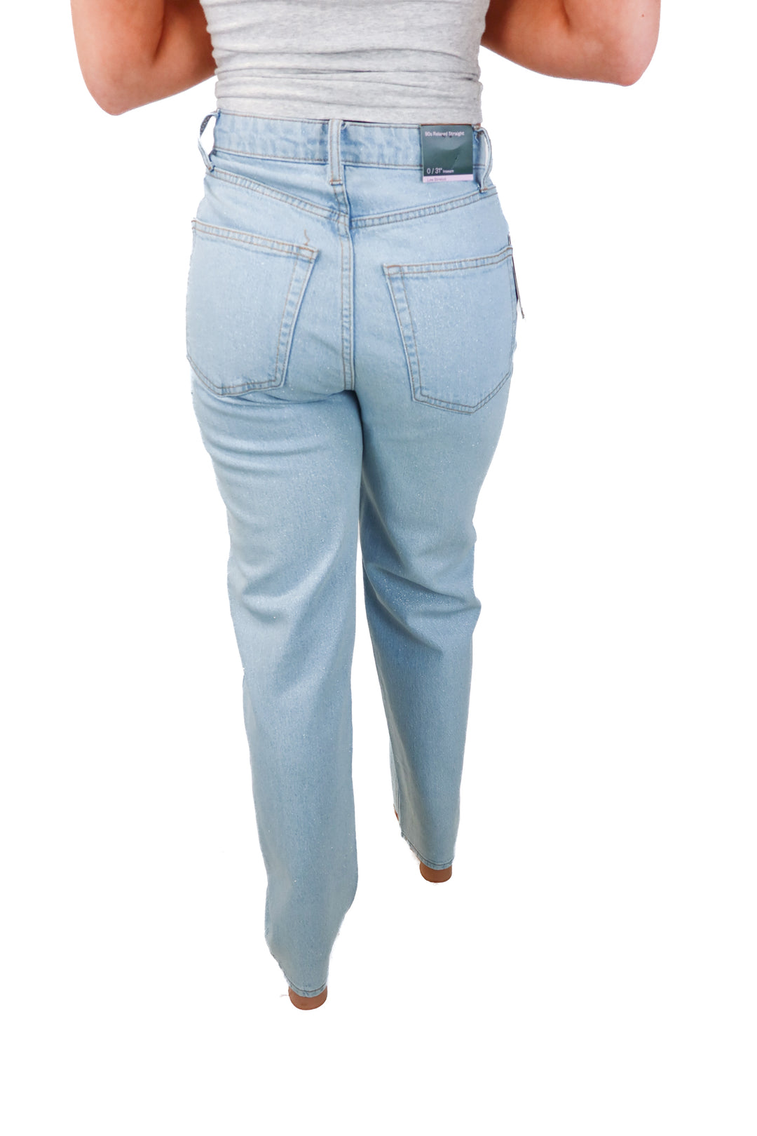 wild fable light wash glitter jeans NWT (0)