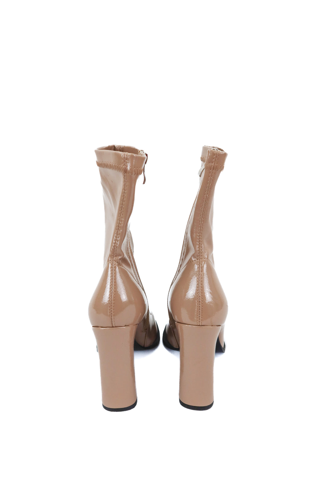 princess polly taupe patent boots (8)