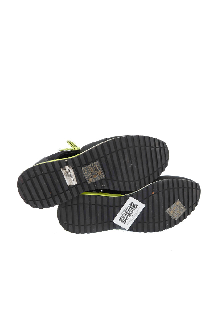 aldo black/neon neoprene cut out sneakers (8; retail $99)