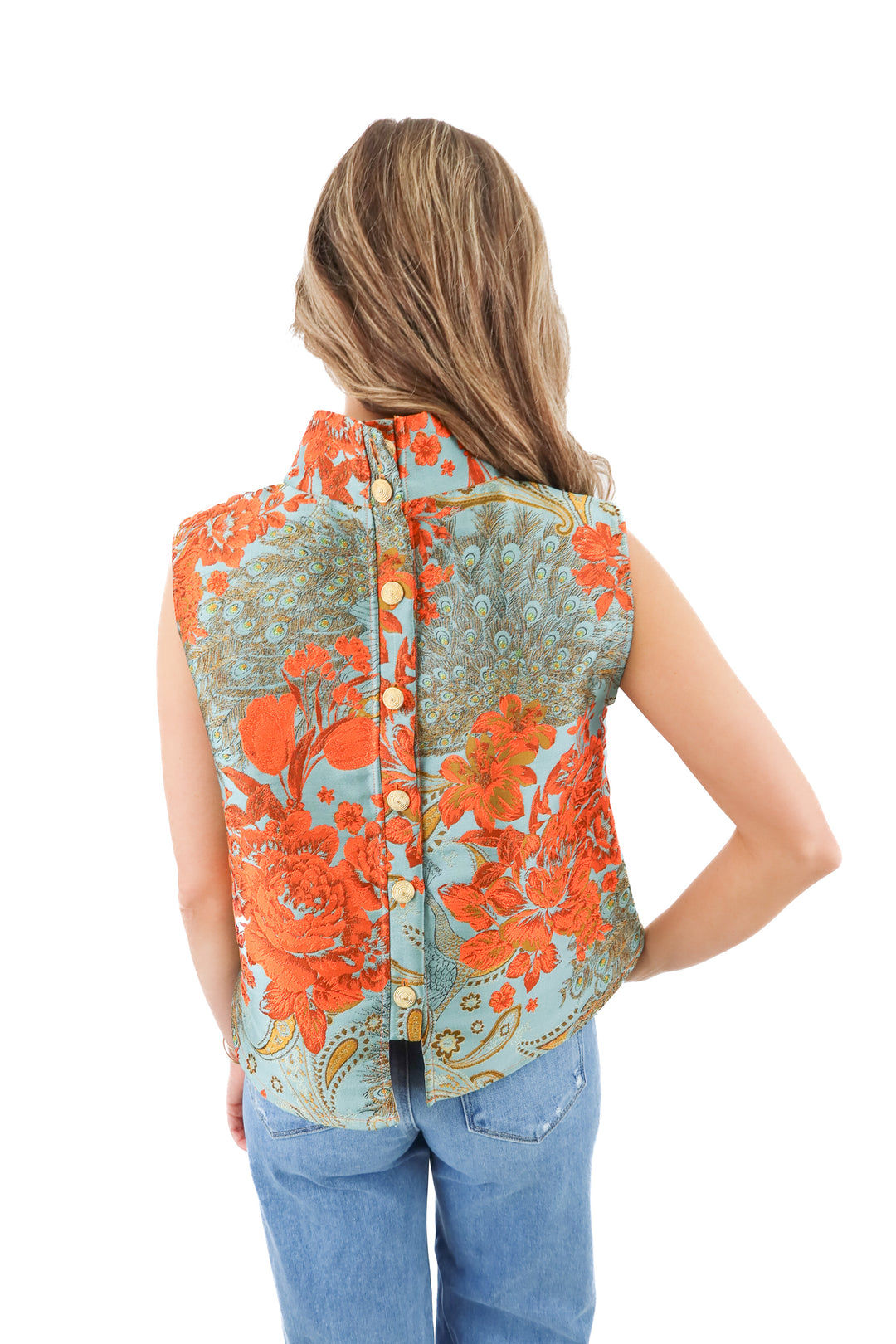 buru woven top (s; retail $178)