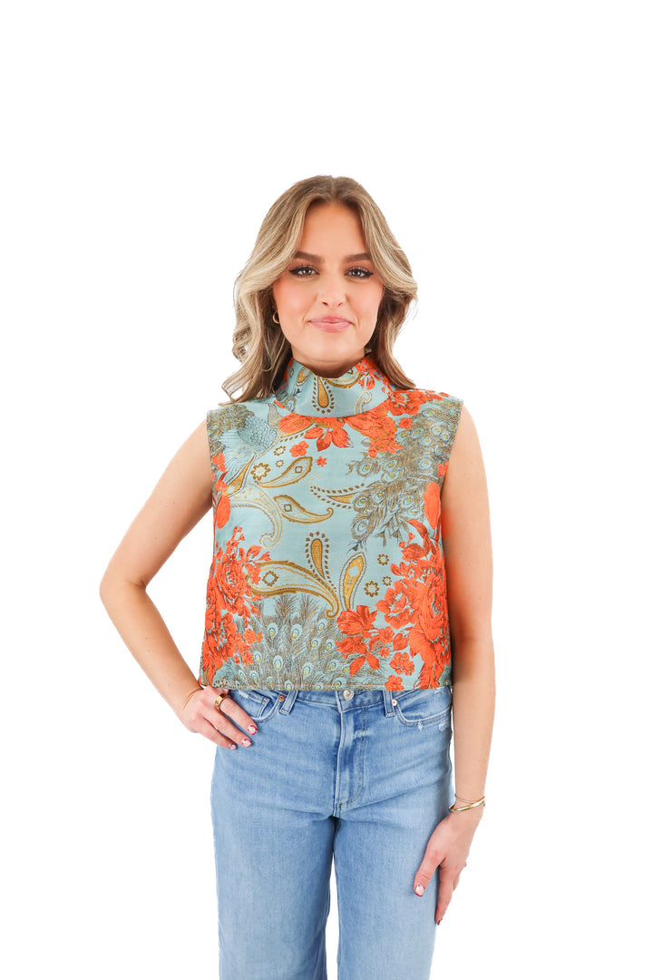 buru woven top (s; retail $178)