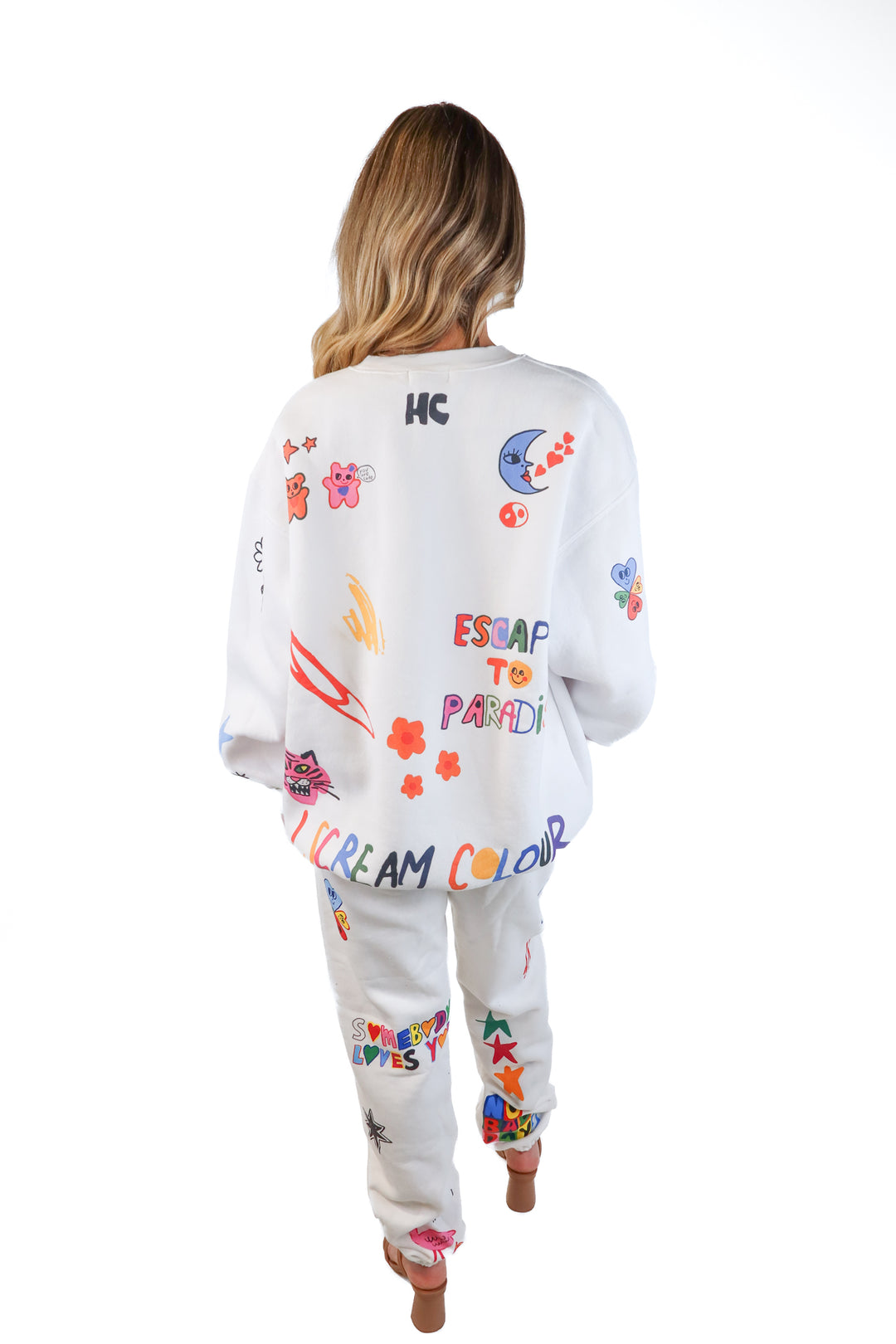 Mayfair Group "Somebody loves you" sweatsuit (S/M; retail $250)