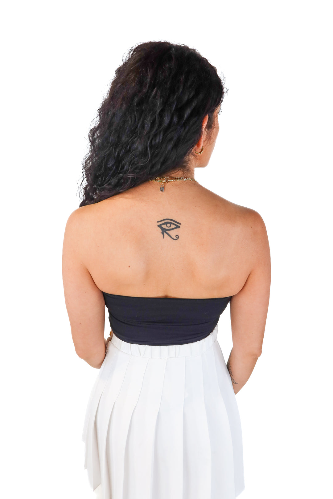 susana monaco black tube top (s; retail $108)