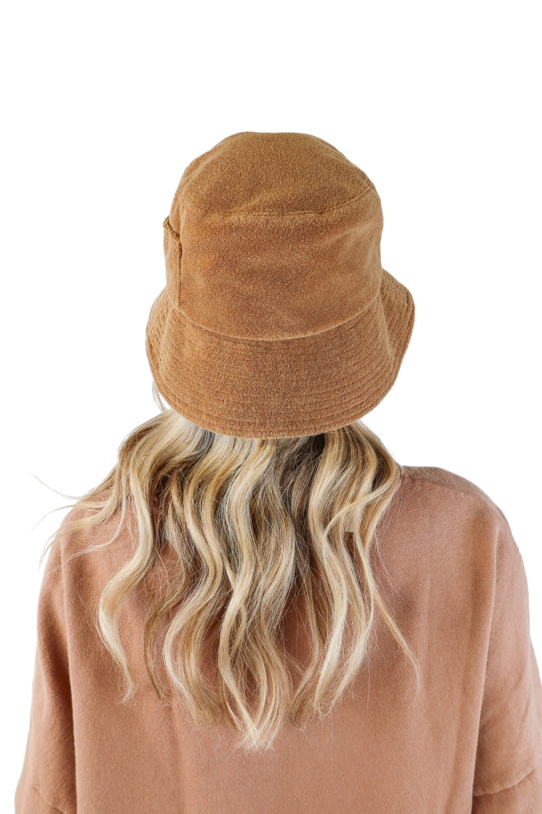 Lack of color brown bucket hat (M/L; retail $99)