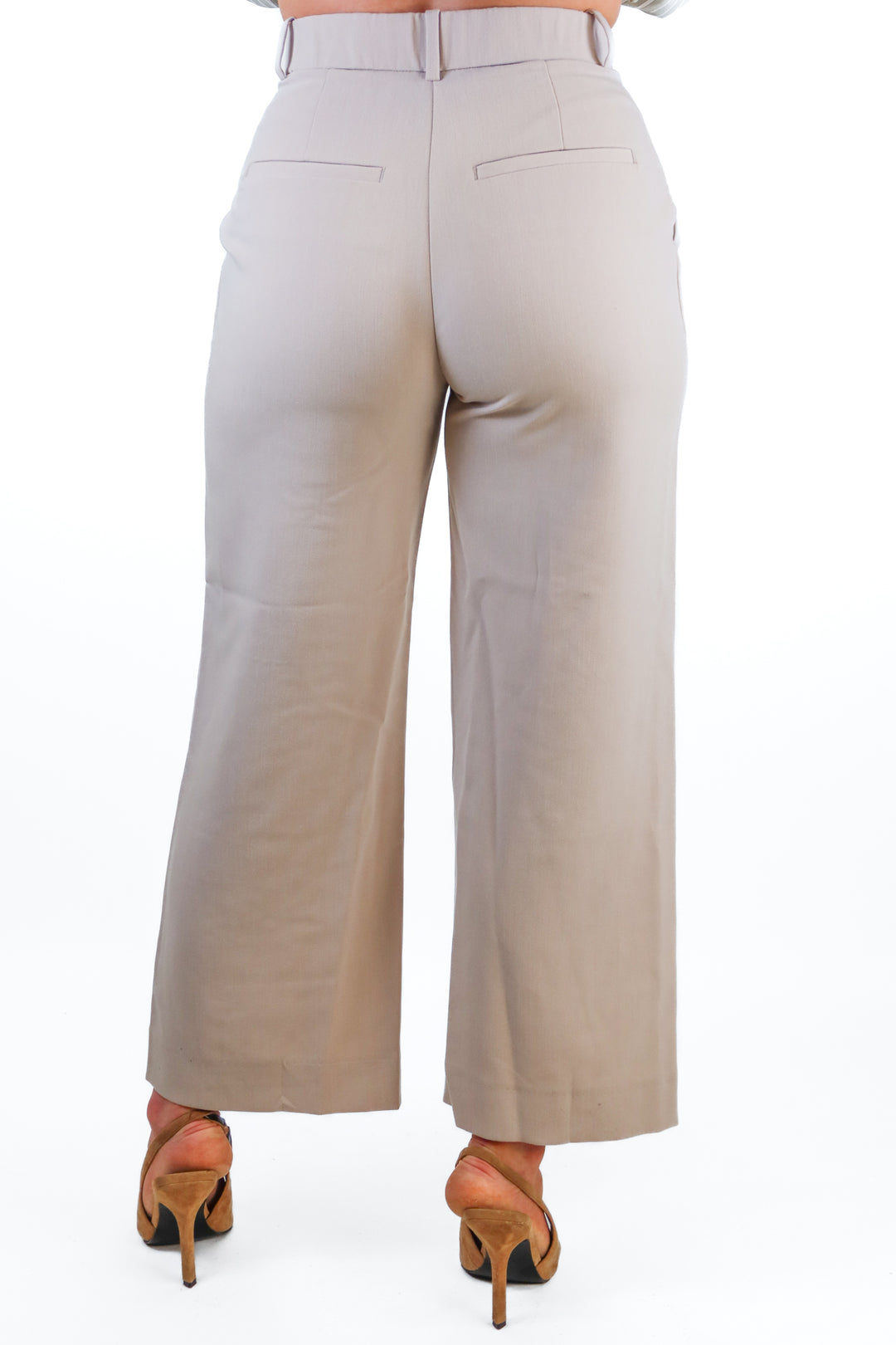 abercrombie & fitch taupe ultra hise rise trousers NWT (26/2r; retail $90)