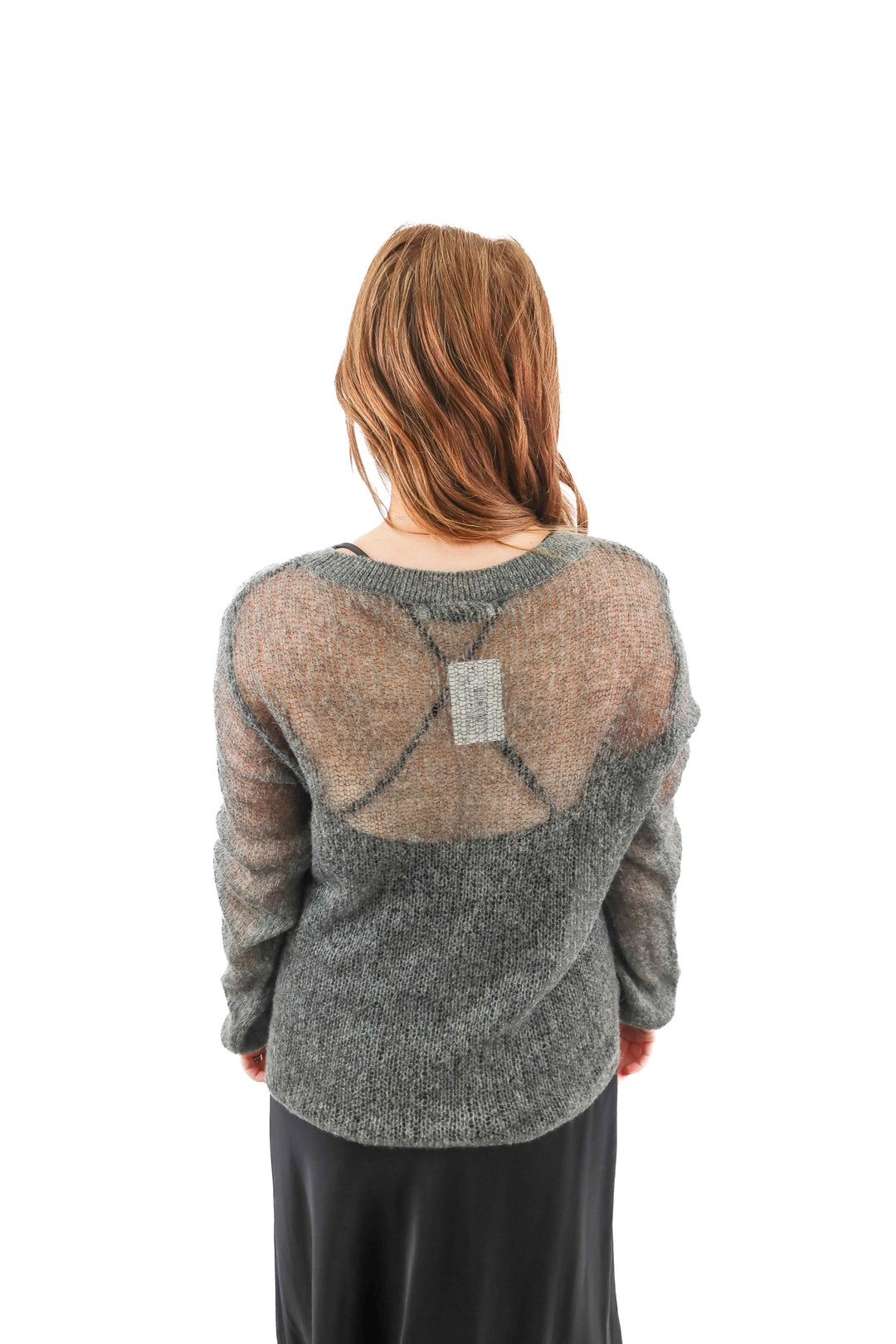 Zara grey knit sweater (S)
