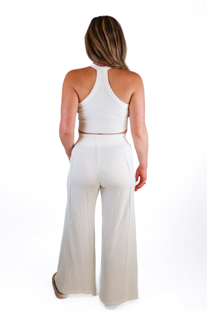 FP movement white lounge set (xs; retail $98)