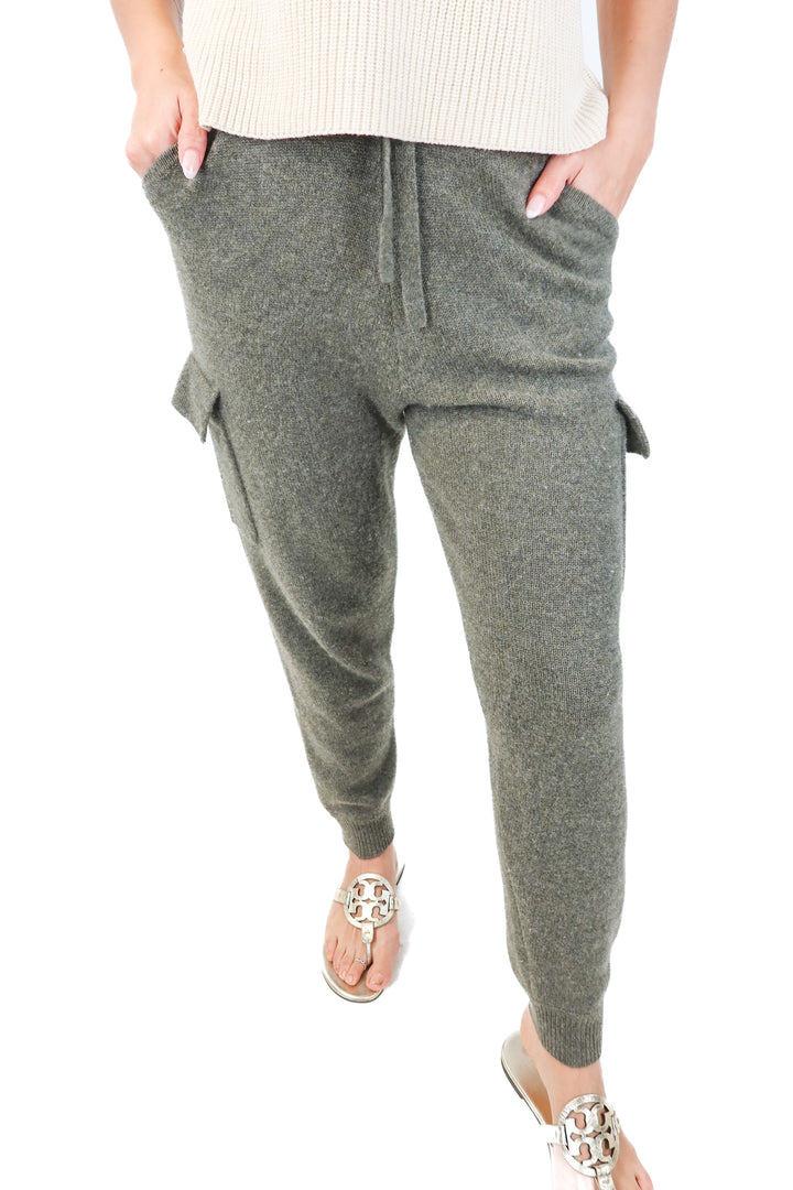 naked cashmere green cargo pants (m; retail $325)