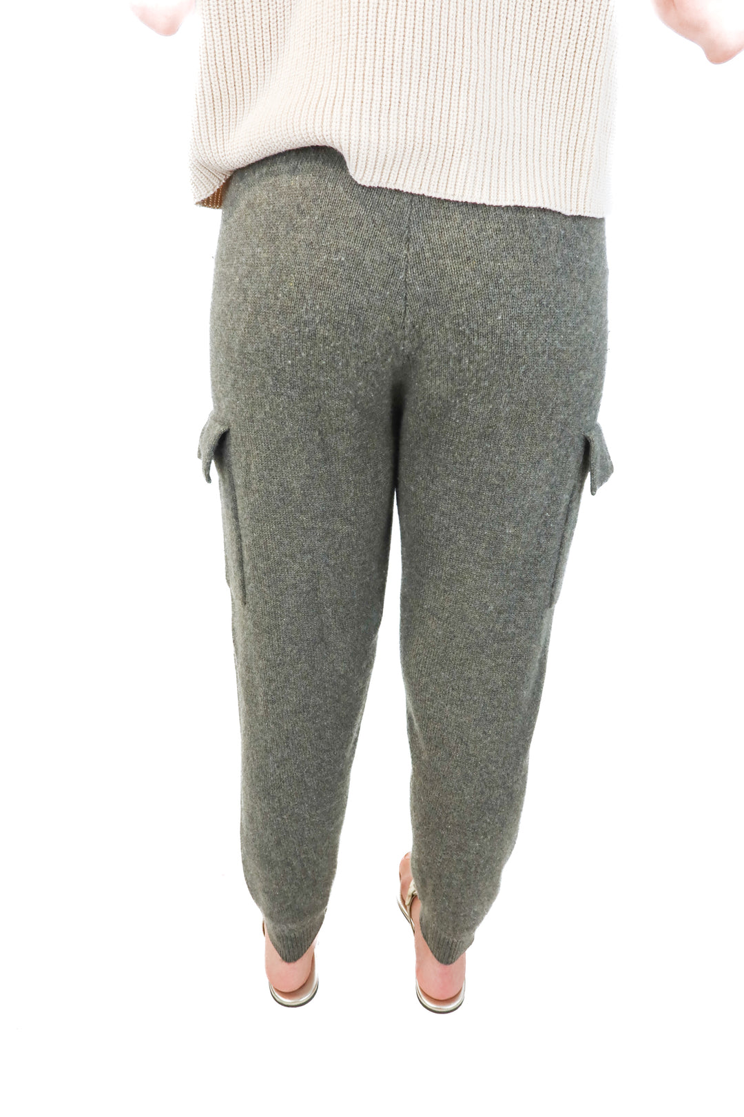 naked cashmere green cargo pants (m; retail $325)