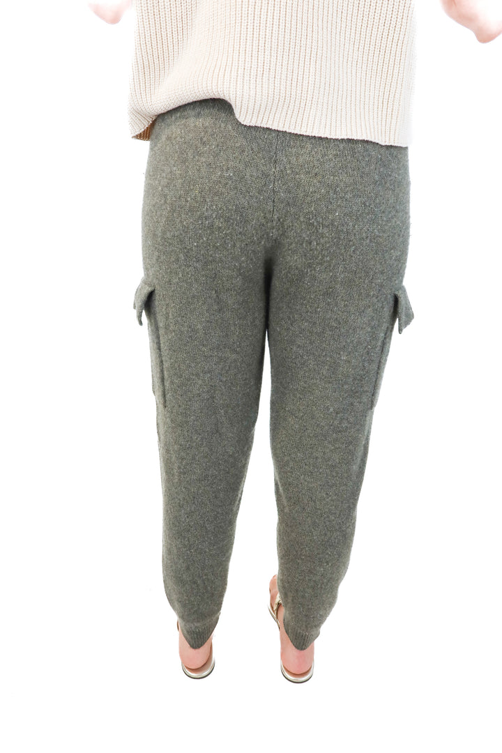 naked cashmere green cargo pants (m; retail $325)