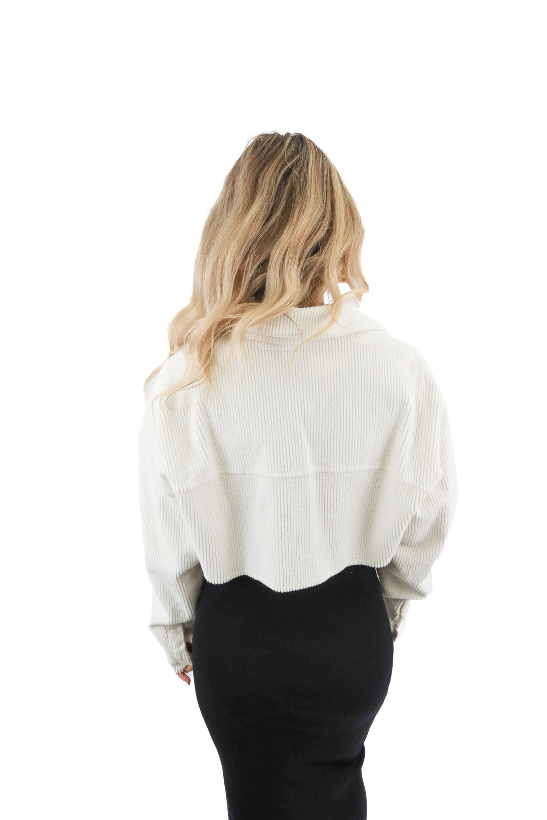 Guizio cream cordoruy top (XS)