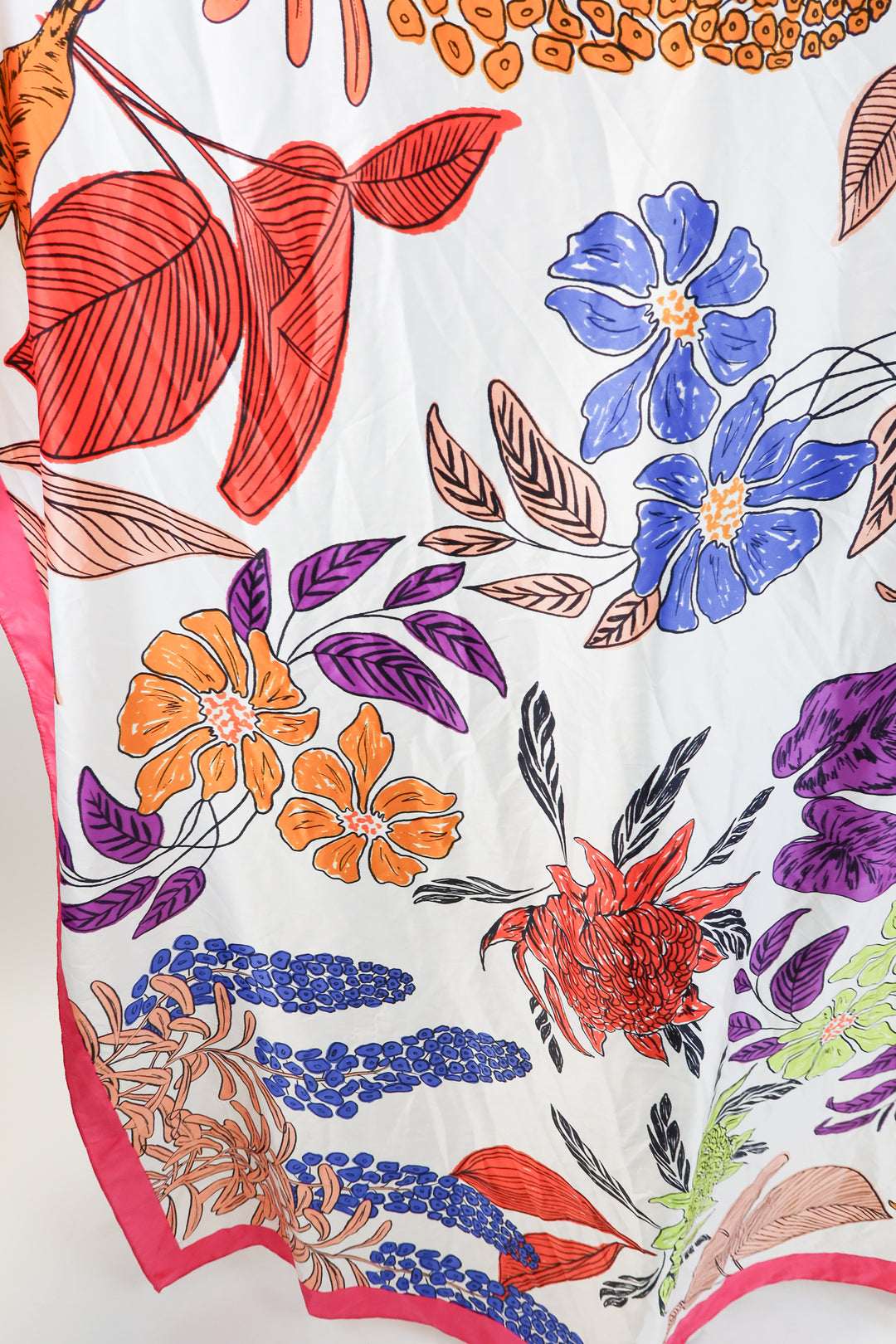 Zara colorful floral scarf
