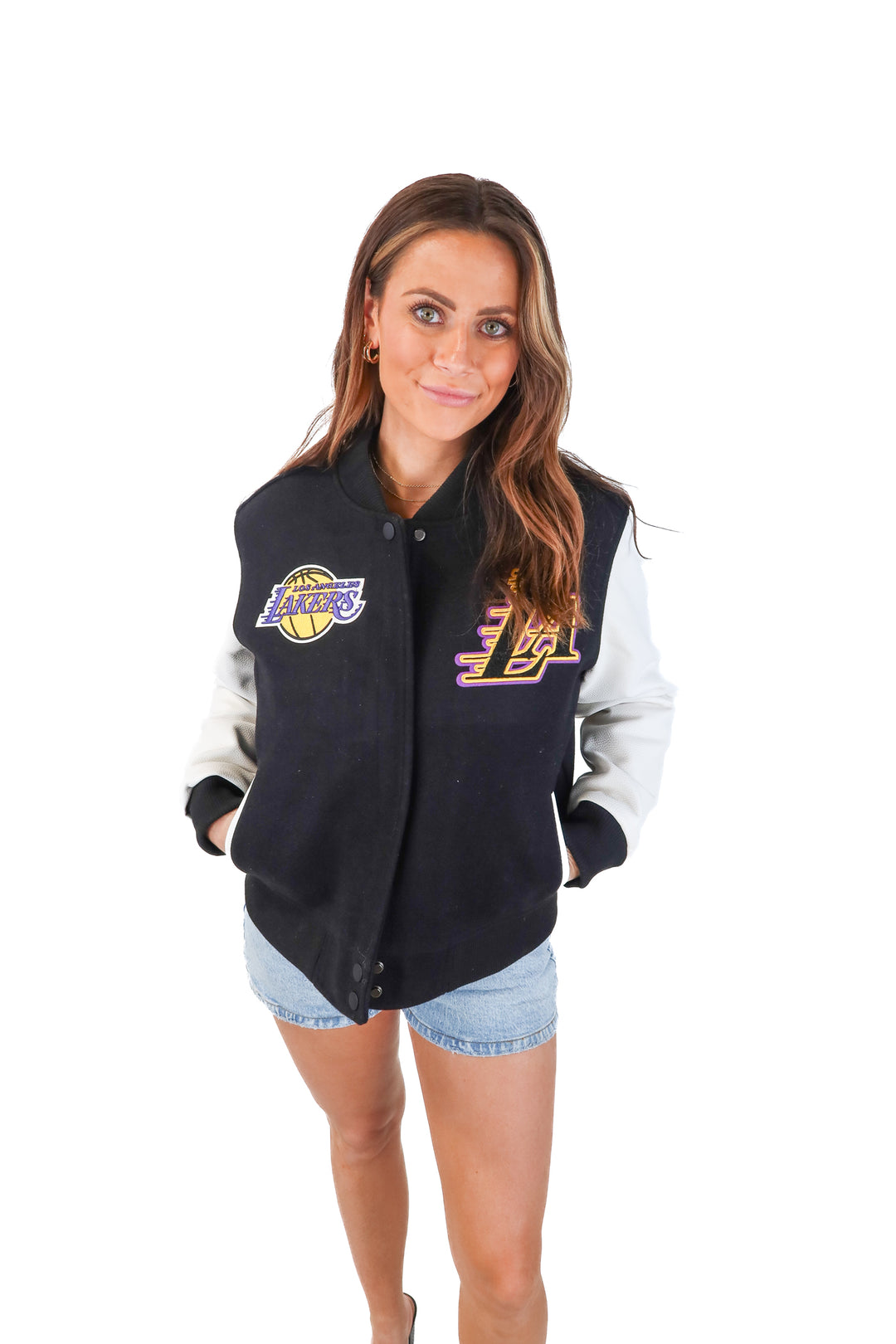 Los Angeles lakers bomber jacket (s)