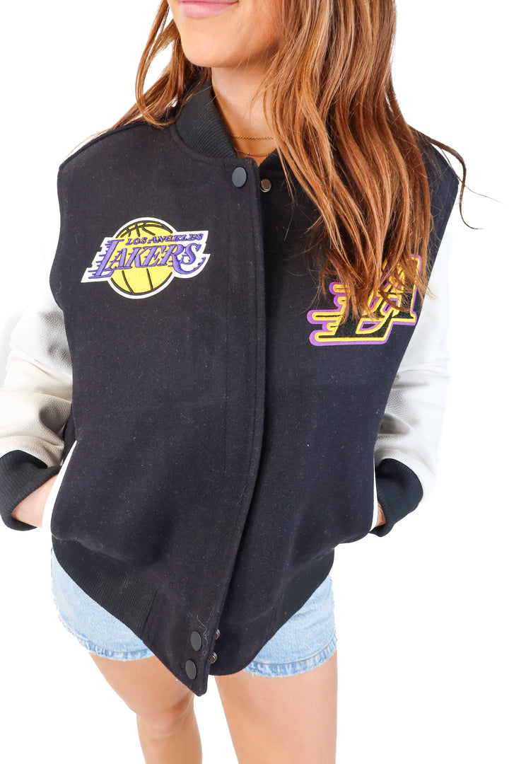 Los Angeles lakers bomber jacket (s)