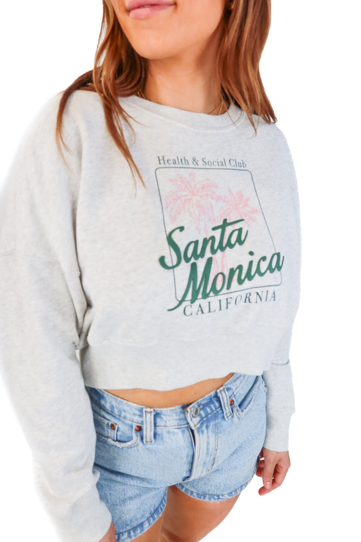 abercrombie & fitch health and social club crewneck (xs; retail $80)