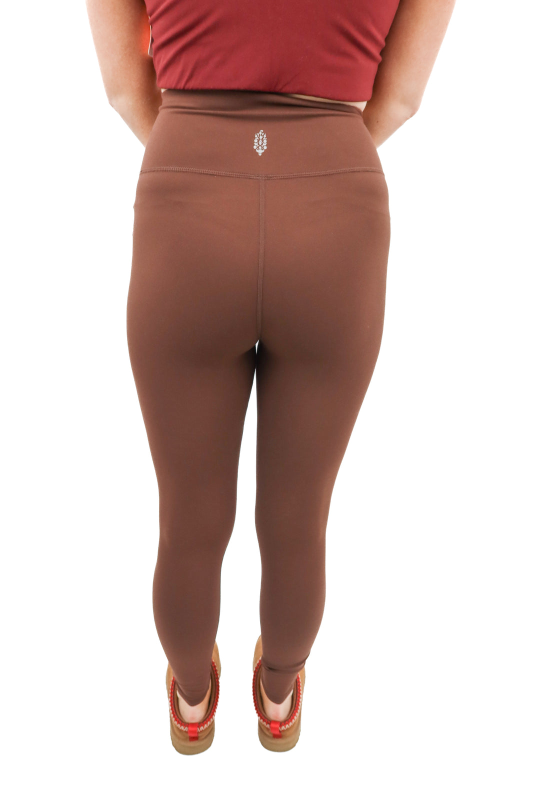 fp movement chocolate brown leggings NWT (S; retail $98)