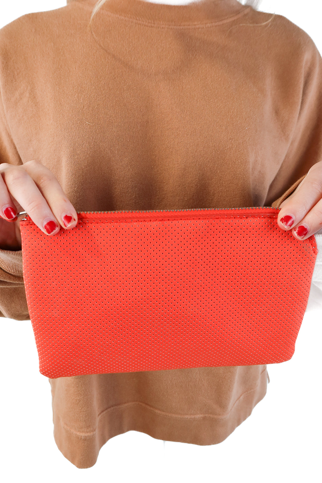 Universal threads coral pouch