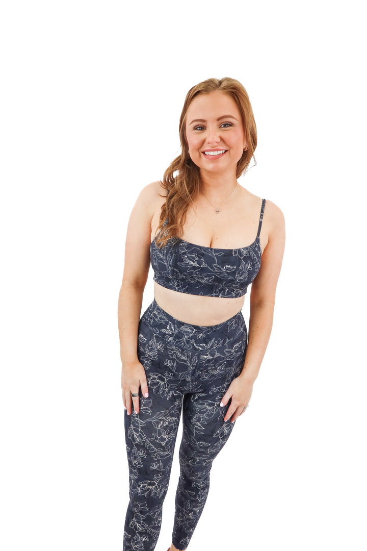 Stori. blue floral active set (S)