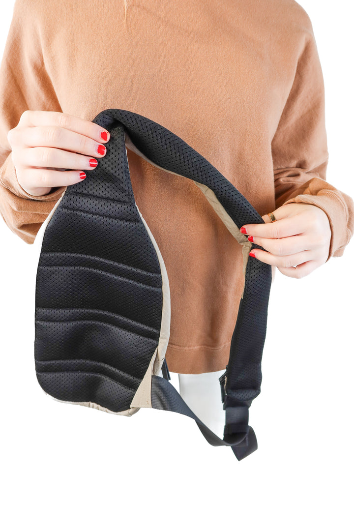 H&M taupe belt bag