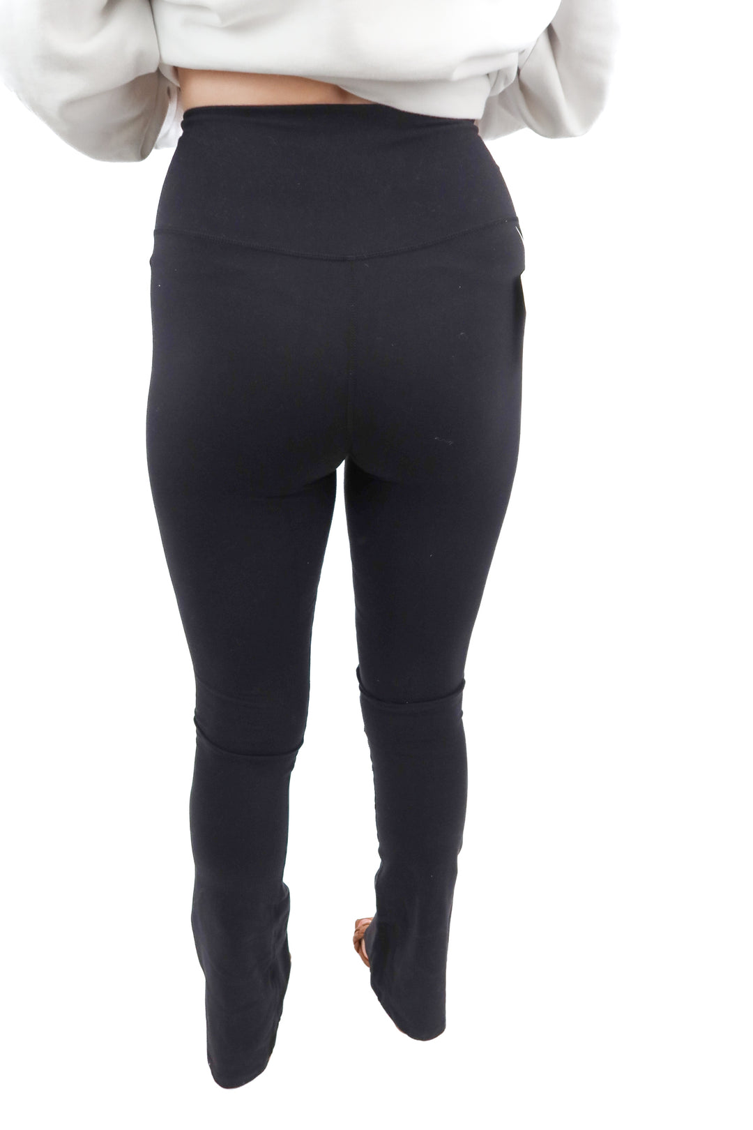 splits59 black flare leggings (S; retail $118)