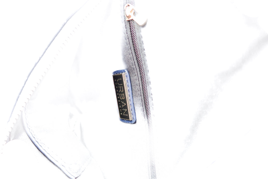 Urban expressions blue patent bag