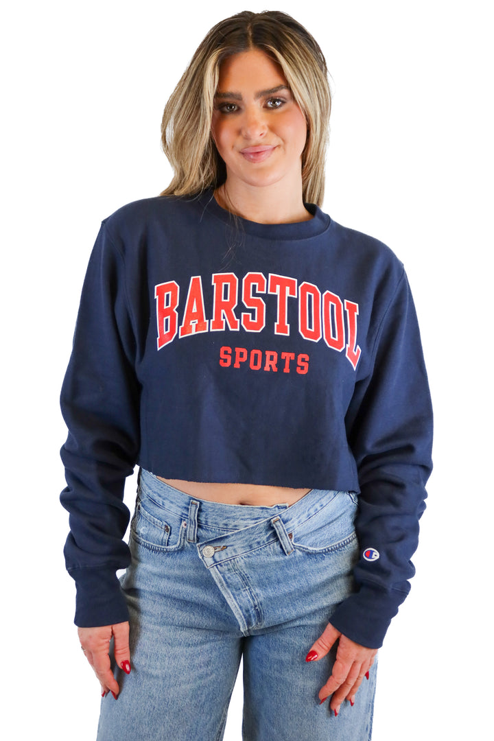 "Barstool Sports" cropped sweatshirt (S)