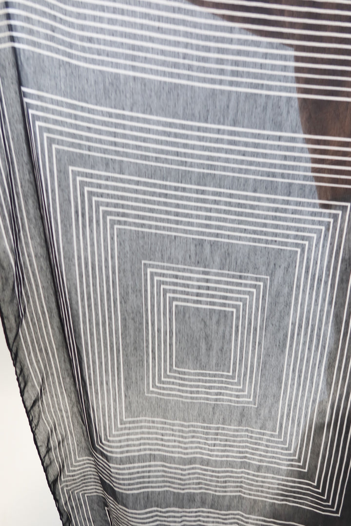 H&M black/white scarf