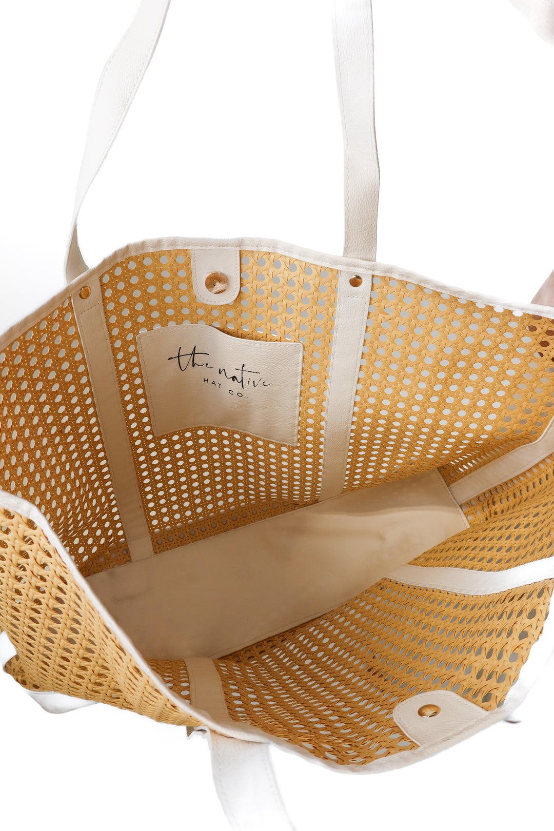The native hat co straw tote bag (retail $98)