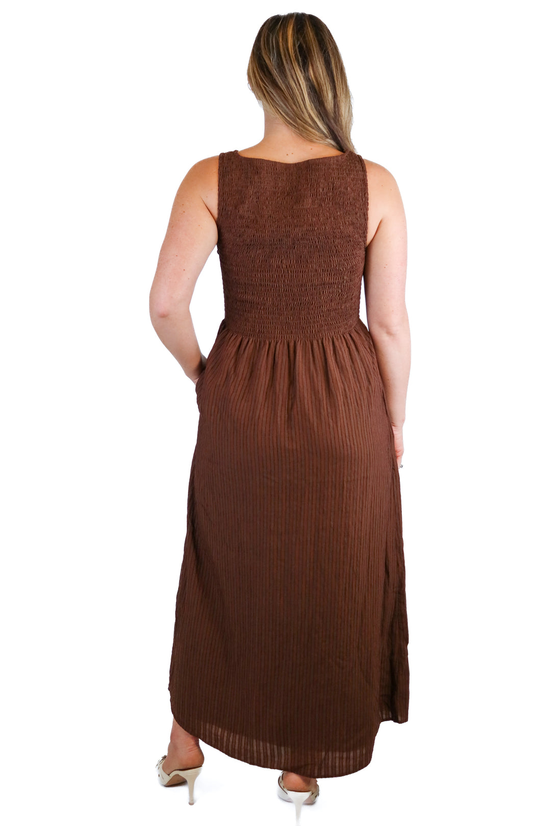 hill house brown Cosima Nap dress (xs; retail $198)