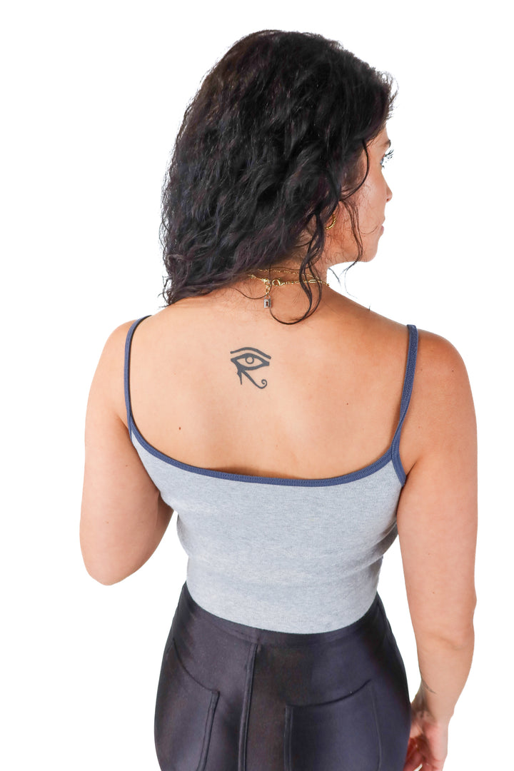 brandy melville grey/blue tank (3)